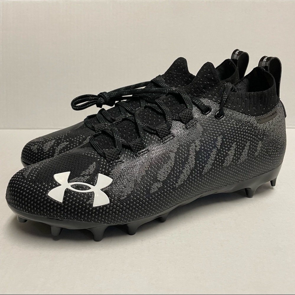 Under Armour Spotlight Lux LE ThreadLock Football Cleats Men’s Size 9.5 Black